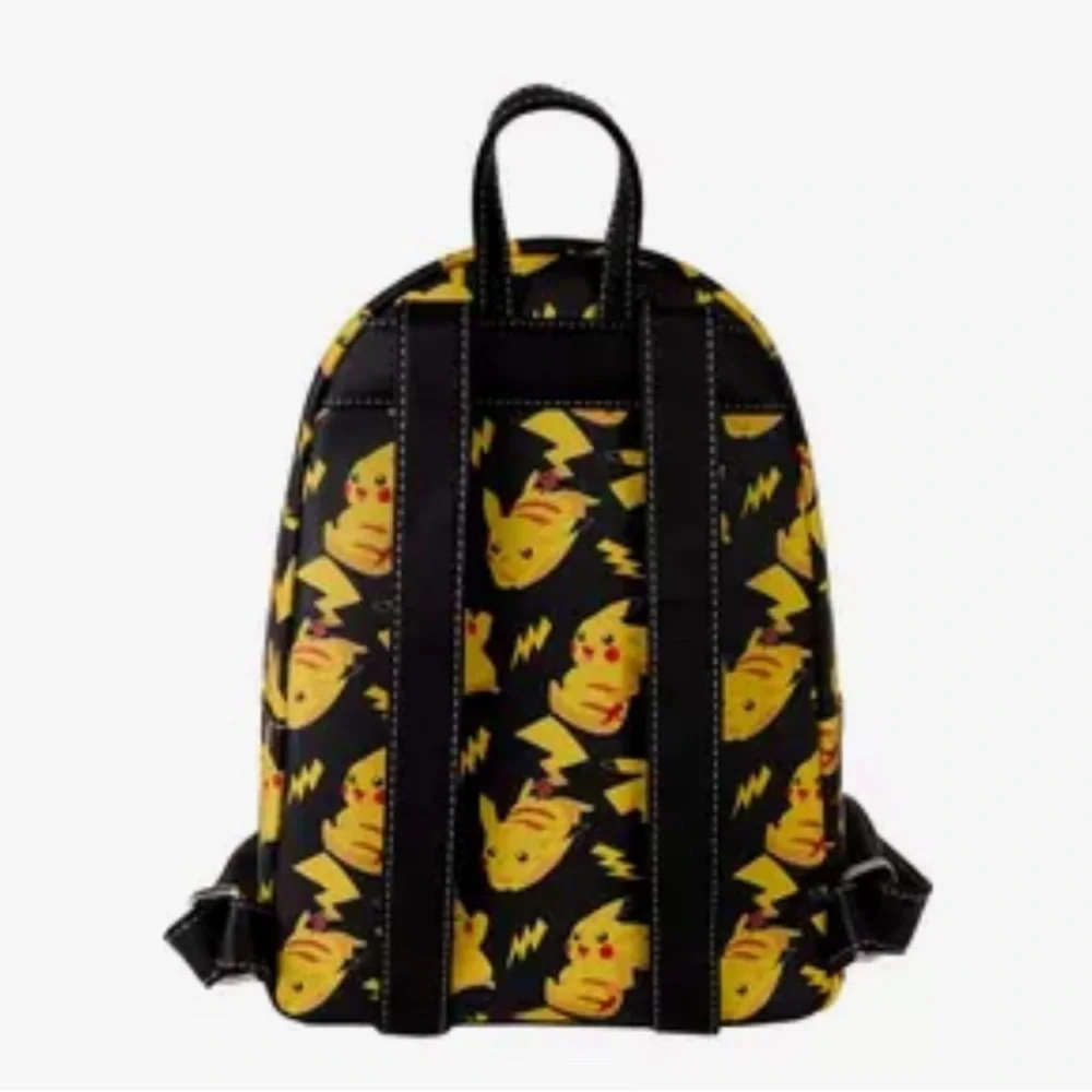 Loungefly Pokemon Pikachu All-Over Print Mini Backpack GameStop Exclusive NWT
